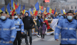 Демонстрации против ограничительных мер из-за пандемии прошли в Румынии