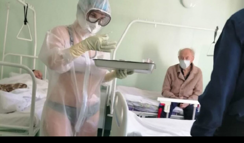 Милонов заступился за тульскую медсестру, надевшую прозрачный костюм с бикини