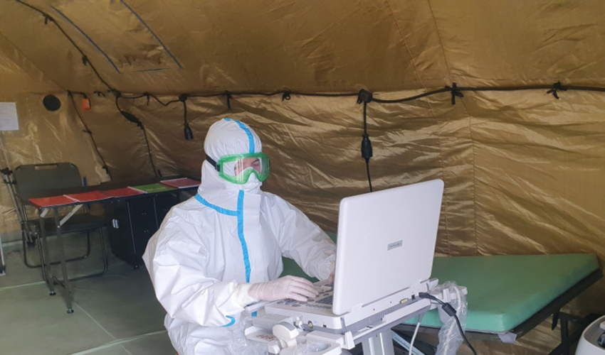 Минобороны развернуло в Чите полевой госпиталь для больных COVID-19 Минобороны развернуло в Чите полевой госпиталь для больных COVID-19